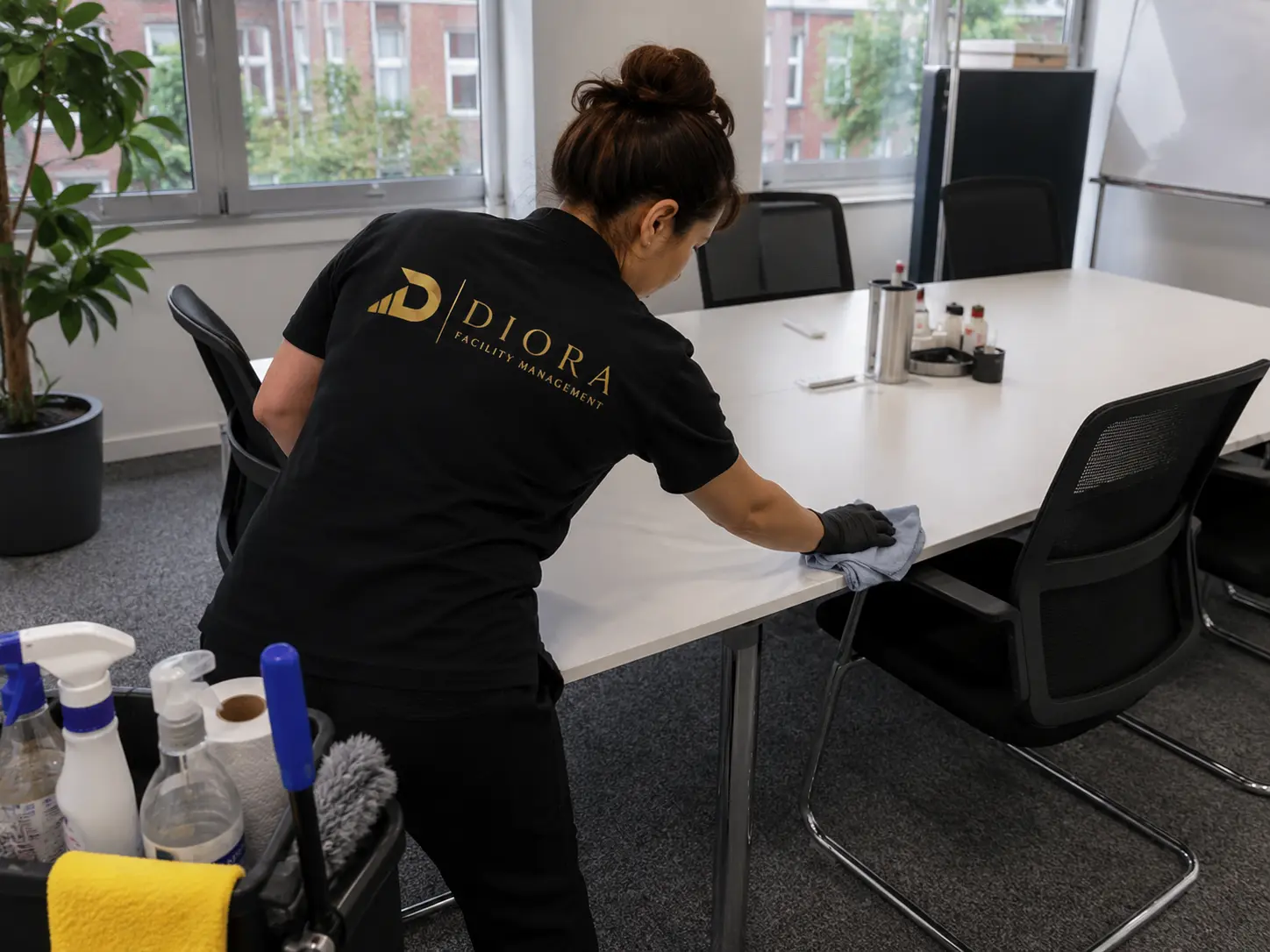Well-kept conference room after office cleaning in Hörstel-Riesenbeck