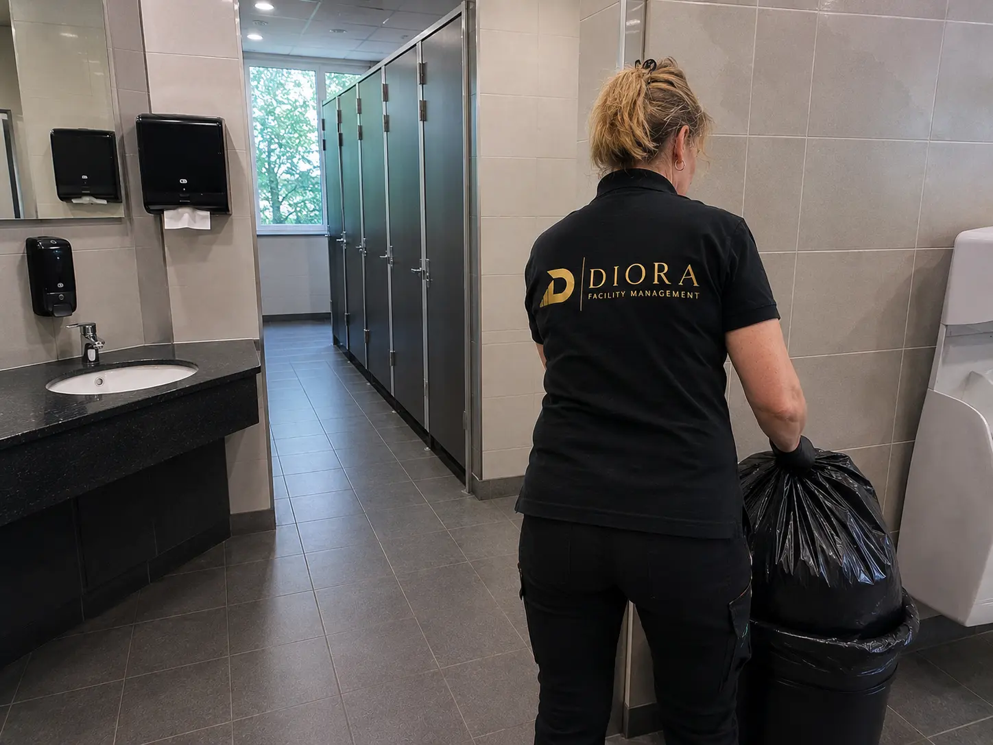 Hygienisch gereinigte Sanitäranlagen durch DIORA